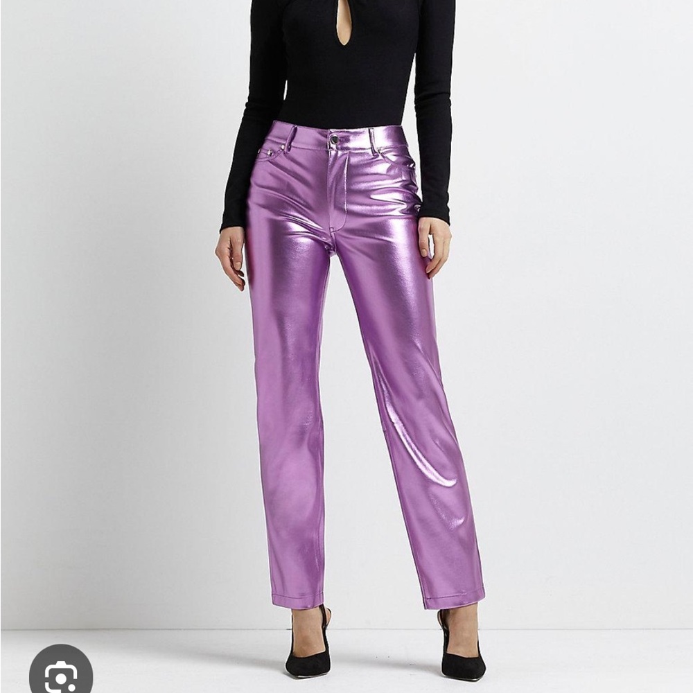 NWT River Island Metallic Pants